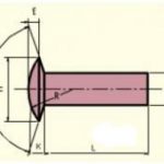 nýt 5x14 Fe-ocel čočková hlava ČSN 2315.20