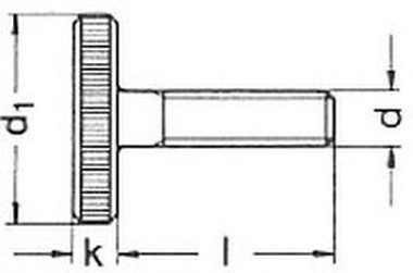 šroub M5x20 A1 NEREZ rýhovaná hlava DIN 653 Firma Killich s.r.o. nabízí metrické šrouby s rýhovanou hlavou dle DIN 653. V sortimentu metrických šroubů s rýhovanou hlavou dle DIN 653 jsou šrouby nerezové