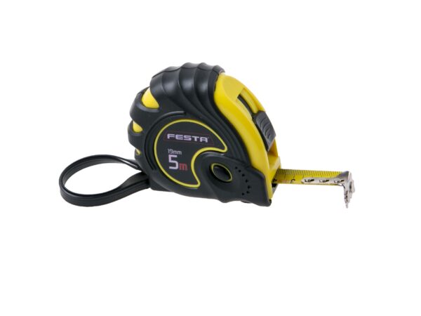 metr 5m/19mm magnetický FESTA Firma Killich s.r.o. nabízí nářadí. Do sortimentu nářadí patří metry a pásma. Metry a pásma jsou v ruzných délkách a různých druhů.