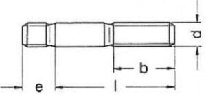 šroub M20x55 A2 NEREZ závrtný do oceli DIN 938 Firma Killich s.r.o. nabízí metrické šrouby závrtné do oceli dle DIN 938. V sortimentu metrických šrobů závrtných do oceli dle DIN 938 jsou šrouby ocelové nerezové A2
