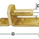 C 16/11 ŽLUTÝ ZINEK držák čepu 11x120mm d.16mm Firma Killich s.r.o. nabízí závěsy a zástrčky. Do sortimentu závěsů a zástrček patří držák čepu. Držáky čepu jsou vedeny ve žlutém zinku a bez povrchové úpravy v různých velikostech.