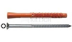 hmoždinka 10x200 A2 NEREZ MQL-STr+vrut 7x205 zápustná hlava TORX-40