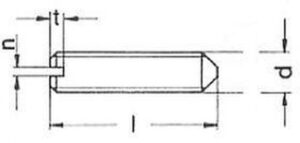 šroub M8x16 A1 NEREZ stavěcí
