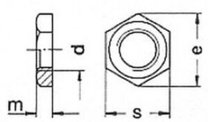 matice 1/4" G ZINEK SW 22 DIN 431B Firma Killich s.r.o. nabízí matice dle normy DIN 431. V sortimentu matic DIN 431 jsou matice ocelové bez povrchové úpravy i pozinkované. Vedeme i nerezové jak v A2