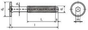 šroub M6x100 BRONZ nábytkářský 17mm hlava Firma Killich s.r.o. nabízí ve svém nábytkářském programu nábytkářský šroub. V sortimentu nábytkářských šroubů jsou šrouby ocelové