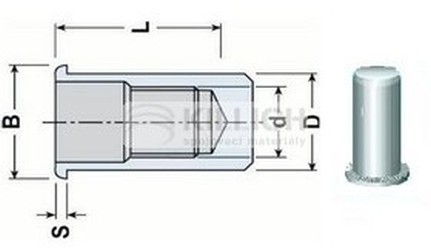 nýtovací matice UZAVŘENÁ M8x25 A2 NEREZ plochá hladká hlava (s= 0.5-3.0 mm) Firma Killich s.r.o. nabízí Nýtovací techniku. V sortimentu nýtovací techniky jsou nýtovací matice uzavřené s plochou