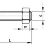 šroub M16x50 ŽÁROVÝ ZINEK 8.8 CE šestihranný